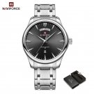 SB-BOX_Watches for Men Stainless Steel Strap Waterproof Male Quartz Wristwatches Luminous Clock