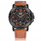 BOLBN_Top Luxury Band  Mens Watches Sport Quartz Watch Men Leather Strap Clock Male Military Wristwa