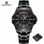 BYB-BOX_Men's Watches Waterproof Luxury Business Stainless Steel Quartz Wristwatch Luminous 2023