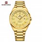 GG_Watch for Men Stainless Steel Waterproof Military Male Wristwatch Quartz Date Clock Luminous