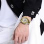 GW-BOX_Watch for Men Stainless Steel Waterproof Military Male Wristwatch Quartz Date Clock Luminous