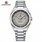 SGY_Watch for Men Stainless Steel Waterproof Military Male Wristwatch Quartz Date Clock Luminous