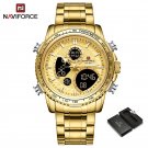 GG-BOX_NAVIFROCE Classic Man Watches Luminous Digital Sport Waterproof Wristwatches Calendar Quartz 