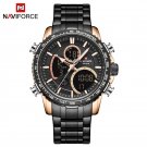 RGB_NAVIFROCE Classic Man Watches Luminous Digital Sport Waterproof Wristwatches Calendar Quartz Clo