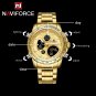 RGB_NAVIFROCE Classic Man Watches Luminous Digital Sport Waterproof Wristwatches Calendar Quartz Clo