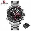 SB-BOX_NAVIFROCE Classic Man Watches Luminous Digital Sport Waterproof Wristwatches Calendar Quartz 