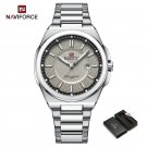 SGY-BOX_2023   Watch For Men Stainless Steel Band Quartz Wristwatches Male Clock with Luminous Point