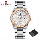 SRG-BOX_Causal Men's Watch Stainless Steel Strap Waterproof Sport Male Quartz Wristwatch
