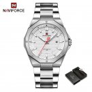 SW-BOX_Causal Men's Watch Stainless Steel Strap Waterproof Sport Male Quartz Wristwatch