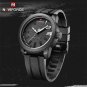 BYY-BOX_2022  Arrival  Luxury Silicone Strap Mens Watches Waterproof Sport Quartz Military Watch Men