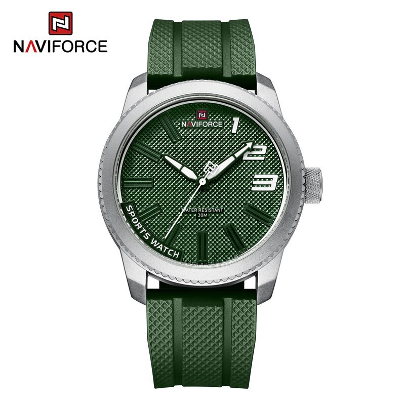 SWGN_2022  Arrival  Luxury Silicone Strap Mens Watches Waterproof Sport Quartz Military Watch Men Cl