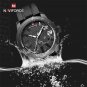 SWGN-BOX_2022  Arrival  Luxury Silicone Strap Mens Watches Waterproof Sport Quartz Military Watch Me