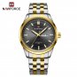 GB_Men's Watches Luxury Quartz Wristwatch Waterproof Male Stainless Steel Date Week Luminous Clock