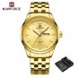 GG-BOX_Men's Watches Luxury Quartz Wristwatch Waterproof Male Stainless Steel Date Week Luminous Clo