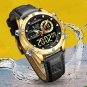 GGLABN BOX_Arrival    Watches Luxury Leather strap Casual Business Men's Clock Male Sport Waterproof