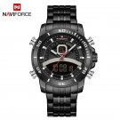 Black Black_Watches Men Top   Sport Quartz Mens Watch Stainless Steel Chronograph Male Clock