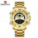 Gold Gold_Watches Men Top   Sport Quartz Mens Watch Stainless Steel Chronograph Male Clock