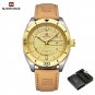 SGL.BN-BOX_Luxury Men's Sports Watches Waterproof Leather Strap Wristwatch Casual Luminous Clock    