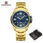 GBEBE-BOX_Brand    Watches For Men Business Classic Stainless Steel Waterproof Wristwatches Male Spo