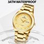 GB-BOX_Luxury Men's Wristwatches Waterproof Date Week Male Watches Stainless Steel Quartz Clock