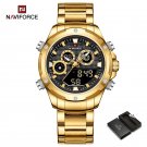 GB-BOX_Watches For Men Waterproof Business Dual Display Wristwatch Quartz Sport Military Clock  s  2
