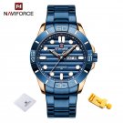 RGBE_Brand Men's Luxury Stainless Steel Quartz Wrist Watches for Male Casual Luminous Water Resistan