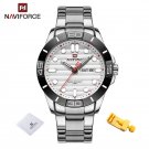 SW_Brand Men's Luxury Stainless Steel Quartz Wrist Watches for Male Casual Luminous Water Resistant 
