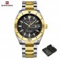GB-BOX_Watches for Men Luxury Sport Quartz Clock Luminous Calendar Stainless Steel Waterproof Wristw