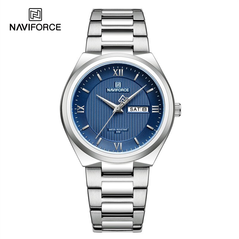 SBE_Luxury High Quality Men Watch Stainless Steel Waterproof Week Date Quartz Wristwatch