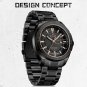 GG-BOX_Men Watch Luxury Sports Military Quartz Watches Steel Strap Waterproof Wristwatch Male