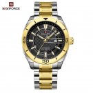 GB_Watch for Men Luxury Quartz Wristwatch Stainless Steel Strap Business Casual Waterproof  Luminous