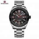 SB_Watch for Men Luxury Quartz Wristwatch Stainless Steel Strap Business Casual Waterproof  Luminous