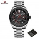 SB-BOX_Watch for Men Luxury Quartz Wristwatch Stainless Steel Strap Business Casual Waterproof  Lumi