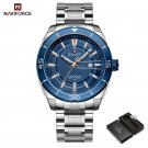 SBE-BOX_Watches for Men Business Sport Quartz Stainless Steel Watch Waterproof Luminous Wristwatches