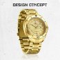 SW-BOX_Watches for Men Business Sport Quartz Stainless Steel Watch Waterproof Luminous Wristwatches
