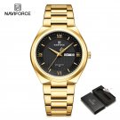 GB-BOX_Men Watches  Luxury Business Stainless Steel Male Waterproof Quartz Wristwatches