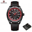 BRB-BOX_2023   Leather Strap Men's Watches Casual Quartz Wristwatches Waterproof Luminous Clock
