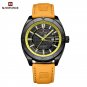 BYY.BN_2023   Leather Strap Men's Watches Casual Quartz Wristwatches Waterproof Luminous Clock