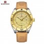 SGL.BN_2023   Leather Strap Men's Watches Casual Quartz Wristwatches Waterproof Luminous Clock