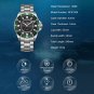 SRGBE_Men's Casual Mechanical Watches 100m Waterproof Automatic Movement Wristwatch Man Clock Stainl
