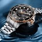 SBEB_2022  Mechanical Men Watch Sport Waterproof 100m Diving Wristwatch Full Stainless Steel Clock