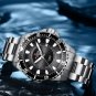 SBB_Automatic Mechanical Watch for Men Business Diving Waterproof Wristwatch Stainless Steel Clock