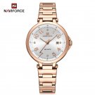 RGW_2023 Simple Women's Watches Stainless Steel Luxury Wristwatches Luminous Charming Girl Clock   F