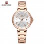 RGW_2023 Simple Women's Watches Stainless Steel Luxury Wristwatches Luminous Charming Girl Clock   F