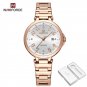 RGW-BOX_2023 Simple Women's Watches Stainless Steel Luxury Wristwatches Luminous Charming Girl Clock