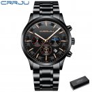 black rose box_Men Watches Quartz Steel  Luxury Calendar Watch Sports Chronograph Clock