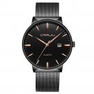 black gold_Men Watch Quartz Casual Ultra-thin Wristwatches with Date