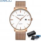 gold white box_Men Watch Quartz Casual Ultra-thin Wristwatches with Date