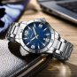 SB_Men Watch Quartz Stainless Steel Luxury Wristwatch with Date Business Casual Watch