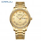 Gold_Men's Watch Waterproof Luminous  Luxury Sports Quartz Military with Auto Date